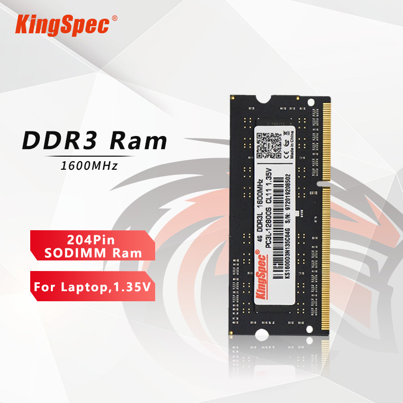 Kingspec DDR3 NB 8 Gb 4 Gb 160 - Sodimm Ddr4 评论和价格