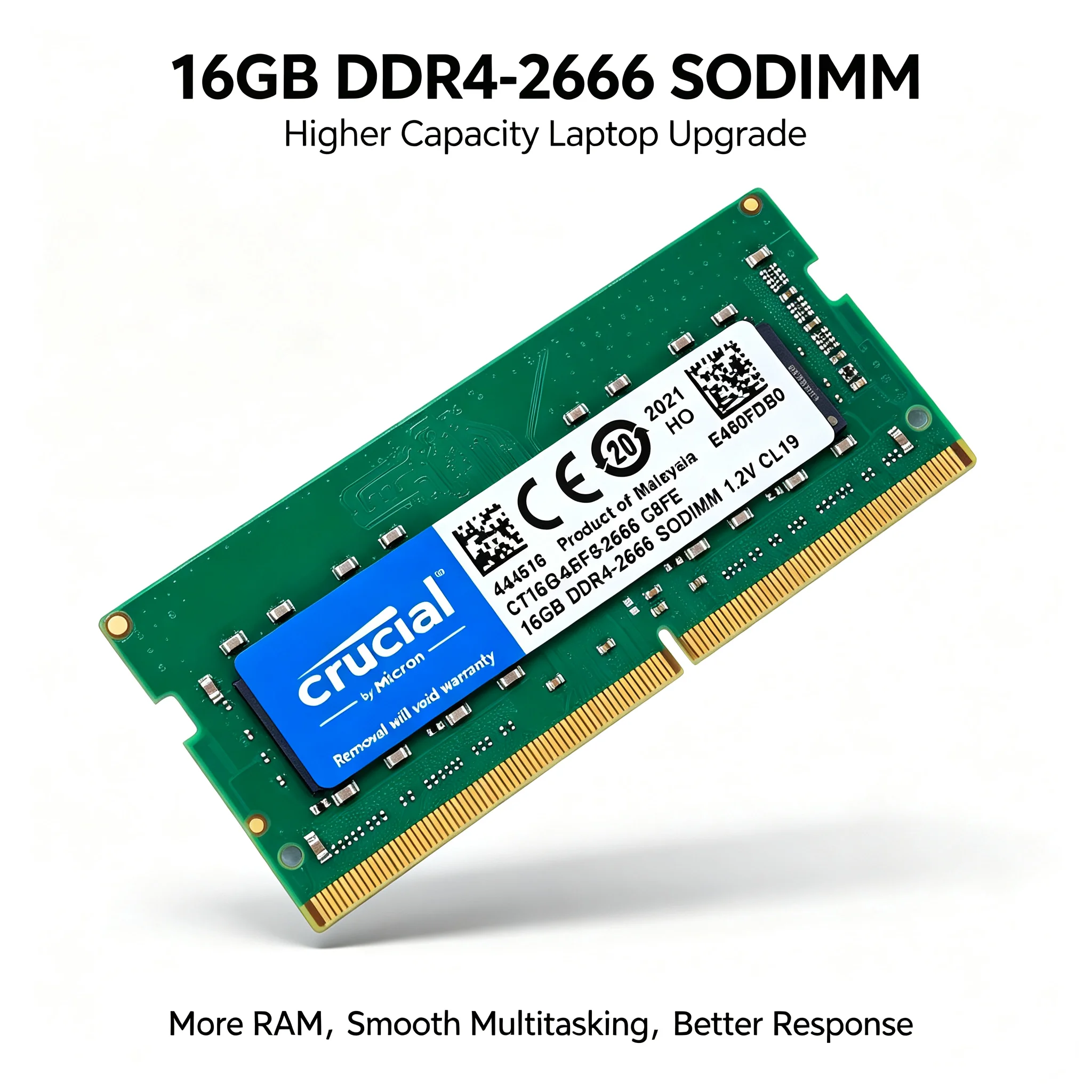 Crucial  1PCS/2PCS DDR4 Laptop - Ddr4 3200 16Gb 评论和价格