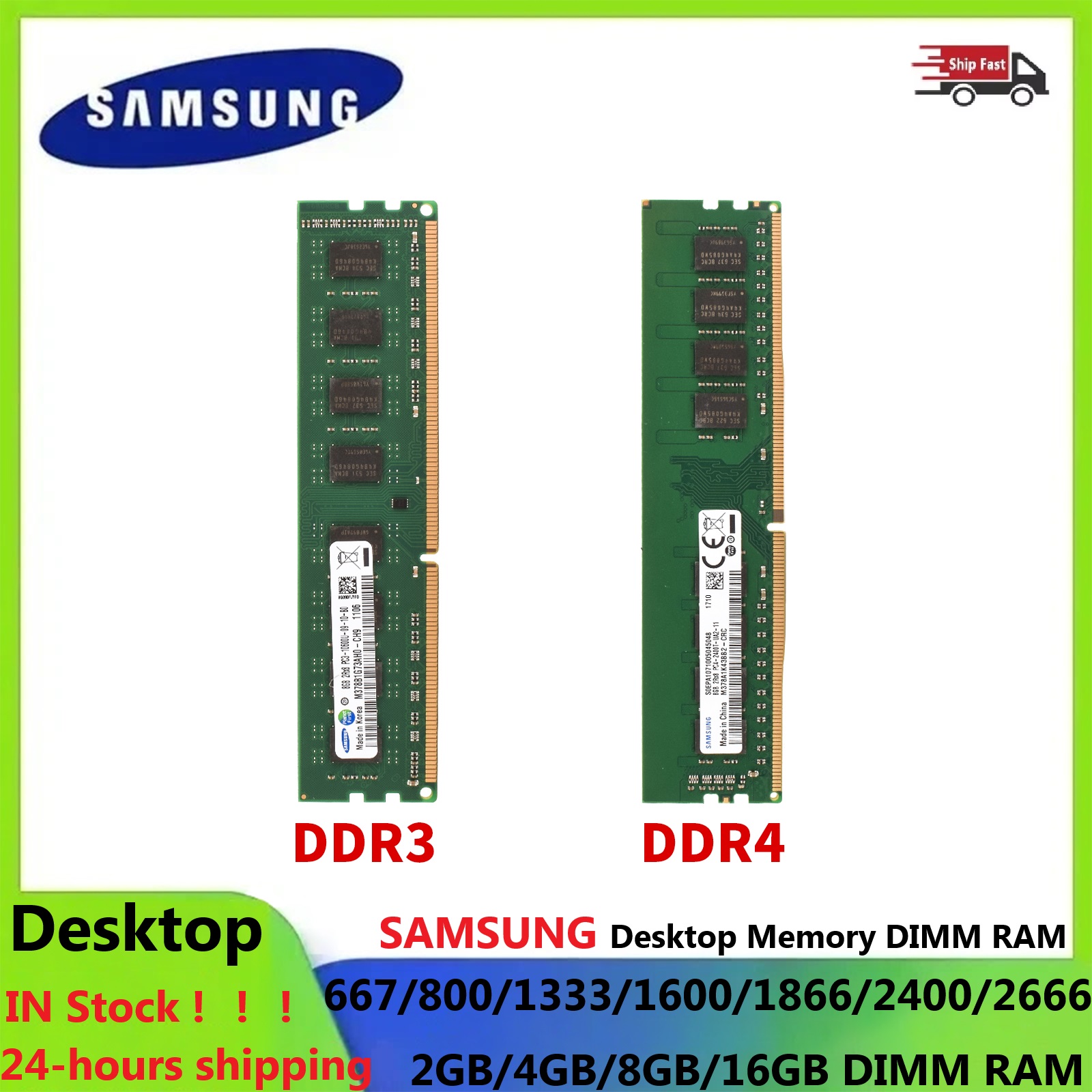 SAMSUNG Desktop RAM DIMM Memor - Ddr4 3200 16Gb 评论和价格