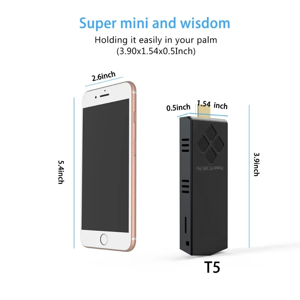 T5/W5 PRO Mini PC Windows 10 H - Ram Memory Module 评论和价格