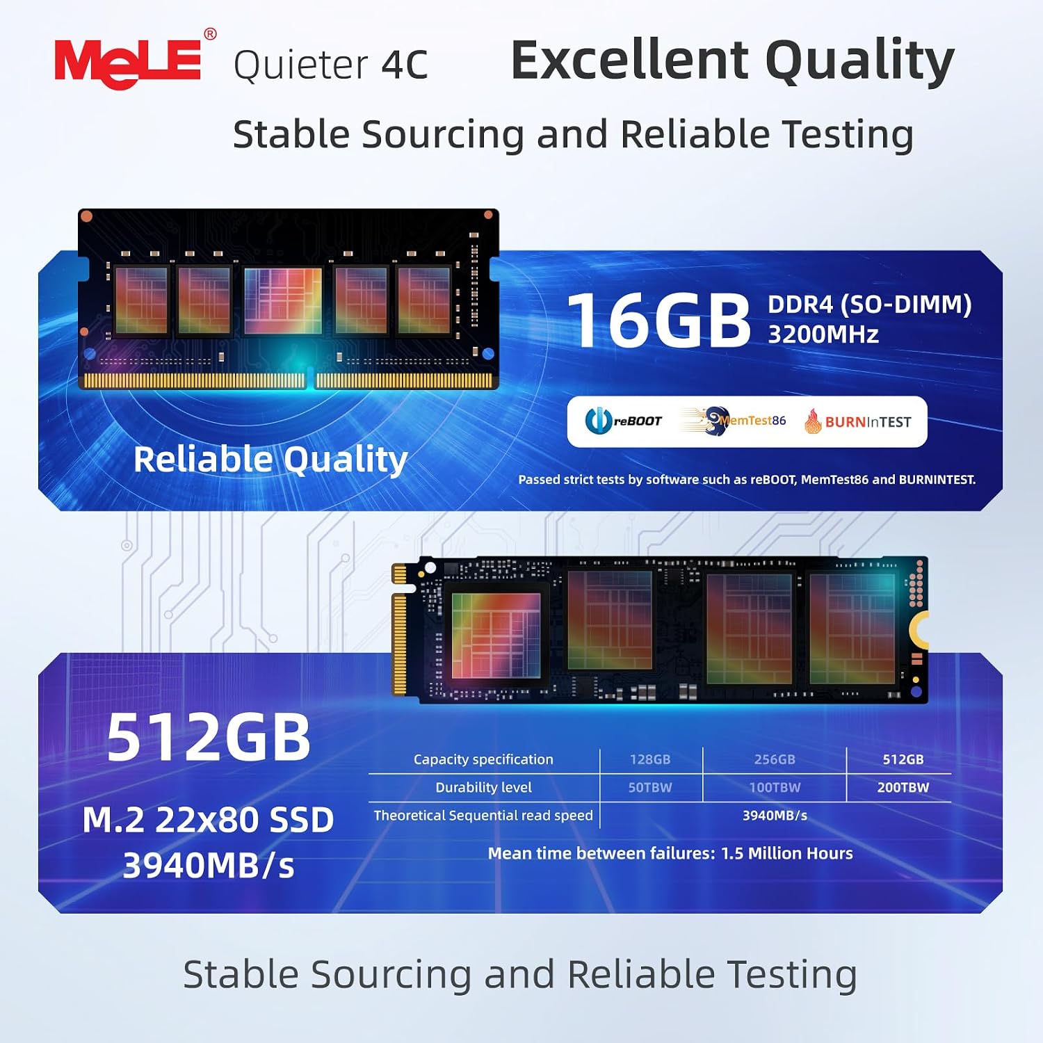 MeLE Quieter4C N150 Fanless Mi - Ddr4 Desktop Ram 评论和价格