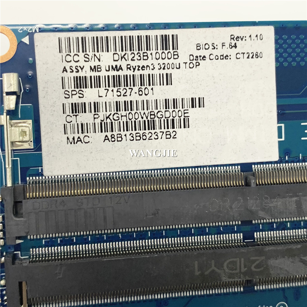 For HP 14-DK Laptop Motherboar - Ddr4 3200 16Gb 评论和价格